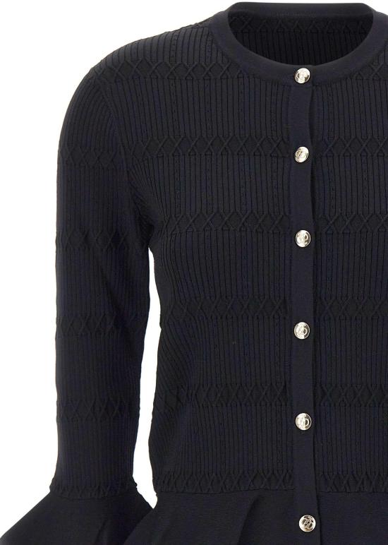 26SS 리우조 가디건 CA6103MS55N22222 BLACK - LIU JO