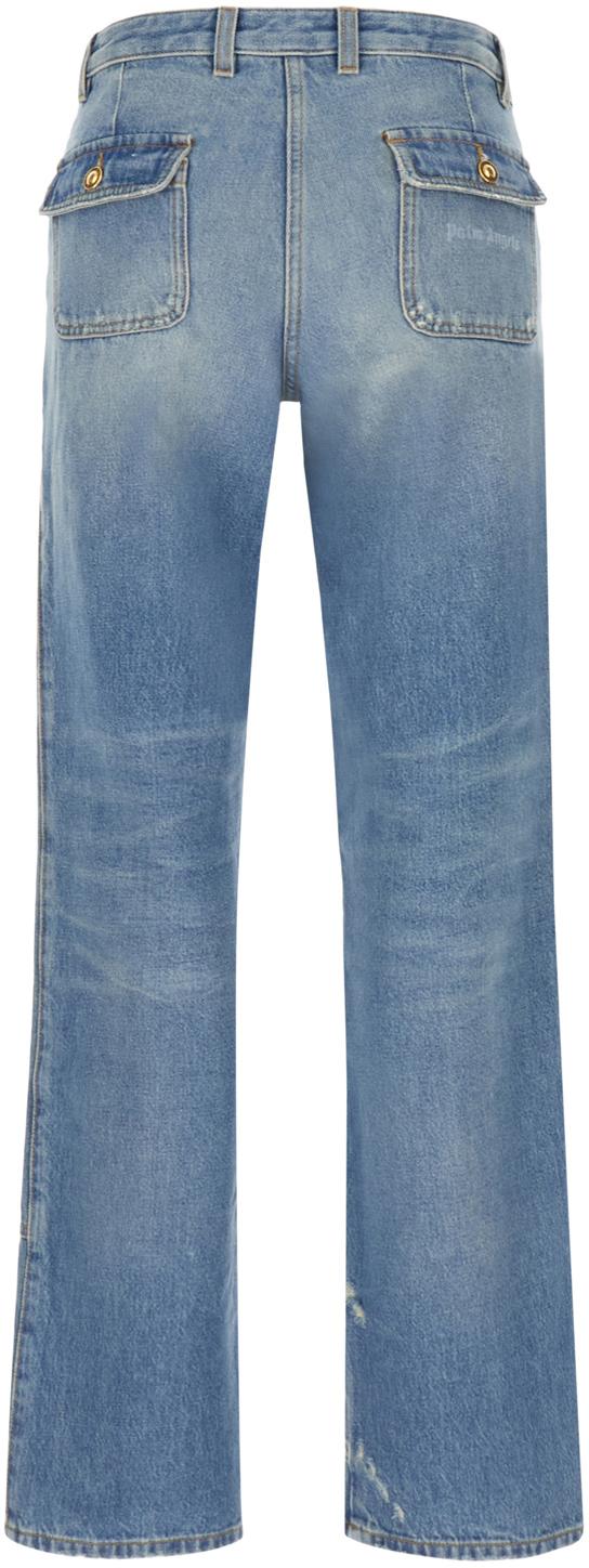  팜앤젤스 데님 팬츠 PWYA034S24DEN0014040 BLUE - PALM ANGELS