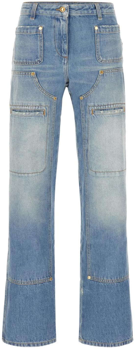  팜앤젤스 데님 팬츠 PWYA034S24DEN0014040 BLUE