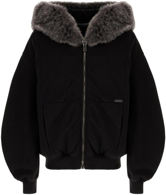 25FW 돌체앤가바나 후디드 스웨트셔츠 G9BVOZG7PLDN0000 BLACK