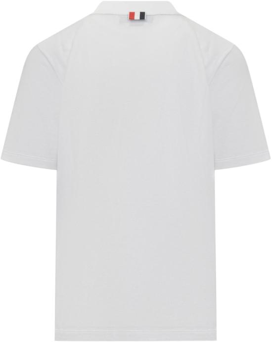 26SS 톰브라운 클래식 피케 4바 티 MJS123A00050100 WHITE - THOM BROWNE