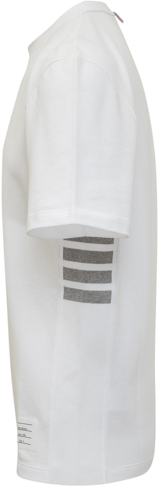 26SS 톰브라운 클래식 피케 4바 티 MJS123A00050100 WHITE - THOM BROWNE