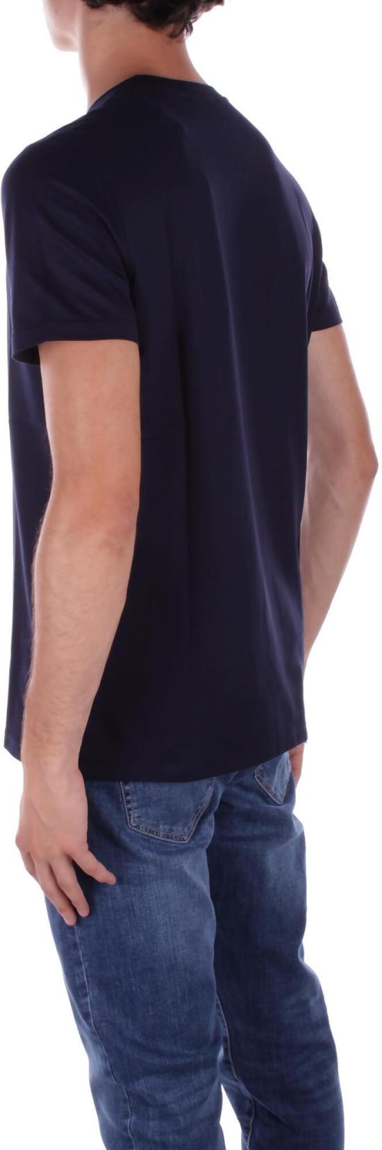 26SS 돈답 반팔 티셔츠 US198JF0271U890 BLUE - DONDUP