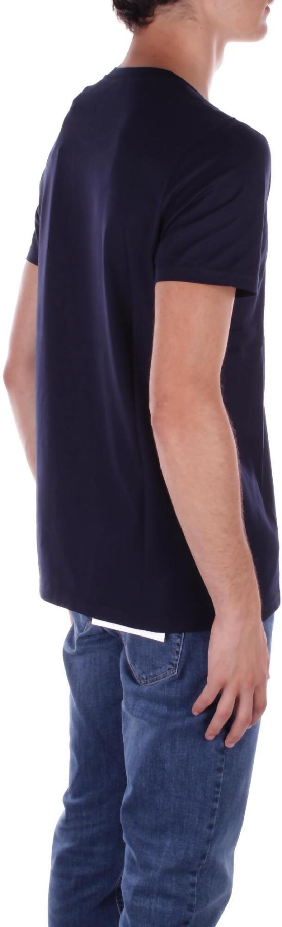 26SS 돈답 반팔 티셔츠 US198JF0271U890 BLUE - DONDUP