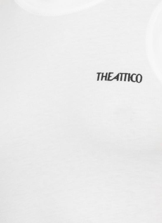 26SS 디 아티코 민소매 티셔츠 260WCN00003JJJ025AA001 WHITE - THE ATTICO
