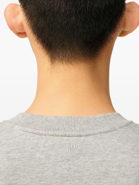 26SS 아미 ADC 크루넥 스웨트 셔츠 HSW763 7300951 Grey - AMI
