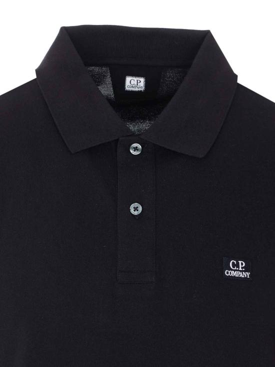 26SS 씨피 컴퍼니 스트레치 피케 숏슬리브 RCCMPL721A 005263W999 Black - C.P. COMPANY