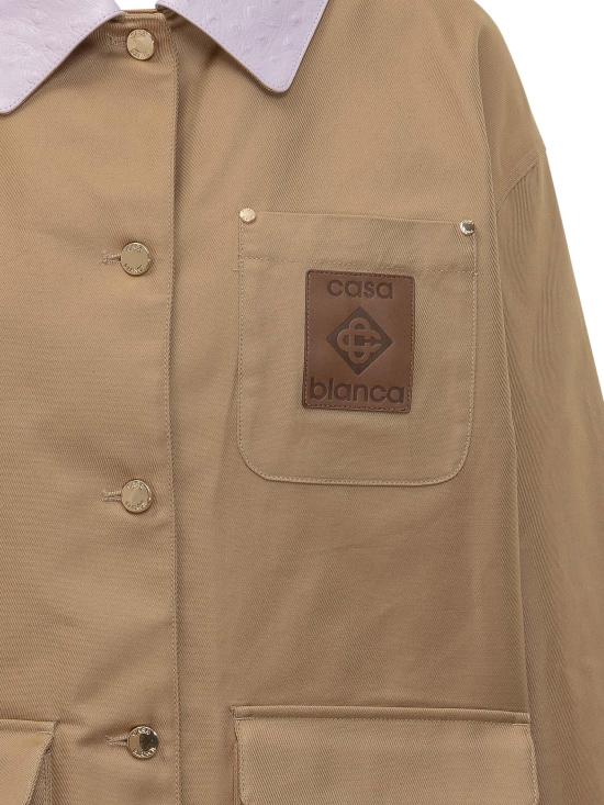 26SS 카사블랑카 코트 WSS26JK49401 BEIGE - CASABLANCA