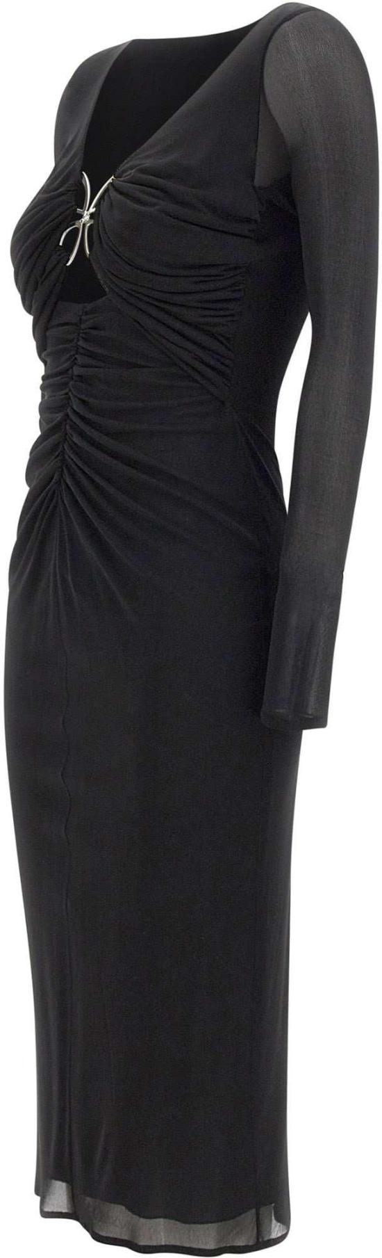 26SS 블루마린 미디 원피스 2A735AN0990 BLACK - BLUMARINE