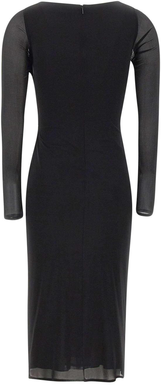 26SS 블루마린 미디 원피스 2A735AN0990 BLACK - BLUMARINE