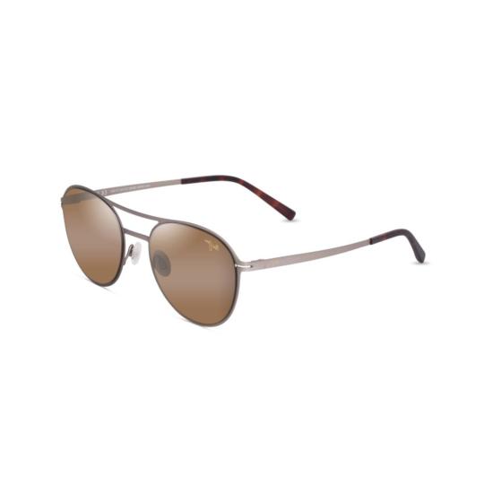  마우이짐 선글라스 반달 모양 더블 브릿지 메탈 프레임  (둥근 렌즈) - MAUI JIM