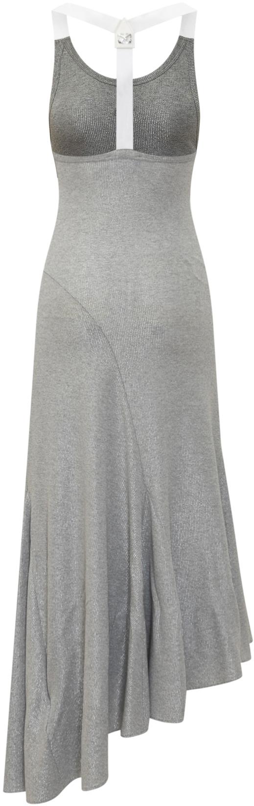 25SS 오프화이트 롱 원피스 OWDB541S25JER0027272 GREY - OFF WHITE