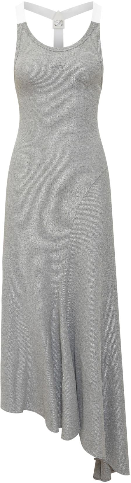 25SS 오프화이트 롱 원피스 OWDB541S25JER0027272 GREY