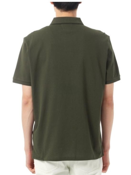 26SS 씨피 컴퍼니 스트레치 피케 스트라이프 칼라 반소매 폴로 셔츠 RCCMPL722A 005263W683 Green - C.P. COMPANY