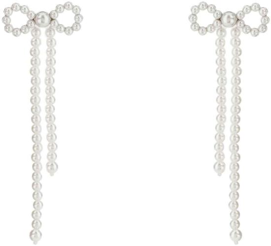 26SS 셀프 포트레이트 이어링 SS26607EPPEARL WHITE