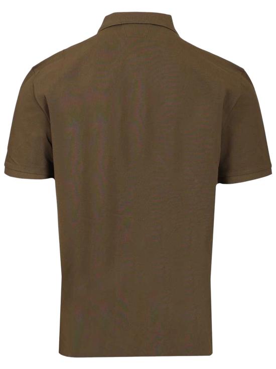 26SS 씨피 컴퍼니 스트레치 피케 숏슬리브 RCCMPL721A 005263W683 Brown - C.P. COMPANY