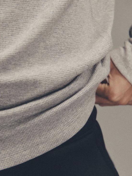 26SS 엔타이어 스튜디오 긴팔 티셔츠 ESSS26TO04012 0497 Grey - ENTIRE STUDIOS