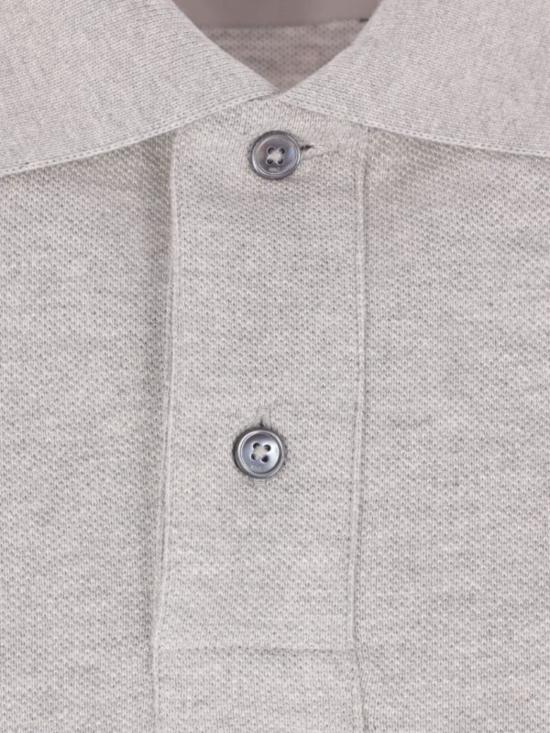 26SS 아미 스몰 하트 로고 폴로 티셔츠 HPL411 7600951 Grey - AMI