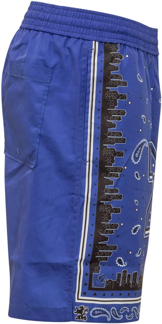  오프화이트 숏팬츠 OMFD008S24FAB00246004600NAUTICALBLUE - OFF WHITE