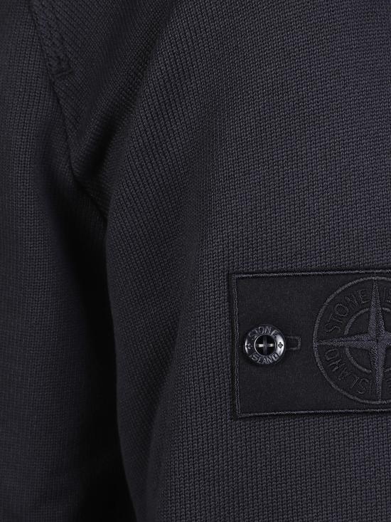 26SS 스톤 아일랜드 헤비 오가닉 코튼 플리스 S.I. 고스트 컴포트핏 크루넥 스웨트셔츠 L1S156100028S0F42 V0020 Blu - STONE ISLAND