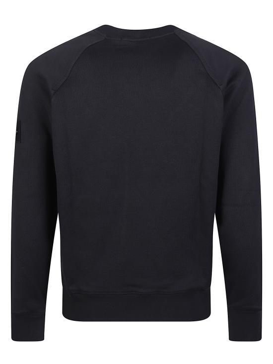 26SS 스톤 아일랜드 헤비 오가닉 코튼 플리스 S.I. 고스트 컴포트핏 크루넥 스웨트셔츠 L1S156100028S0F42 V0020 Blu - STONE ISLAND