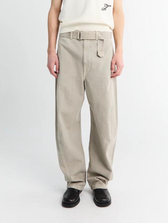 26SS 르메르 트위스트 벨티드 팬츠 PA326 LD1054BK201 Grigio - LEMAIRE