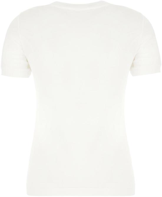 26SS 돌체앤가바나 DG 자수 & 라인스톤 저지 티셔츠 F8V42ZGDDL7W0800 WHITE - DOLCE & GABBANA
