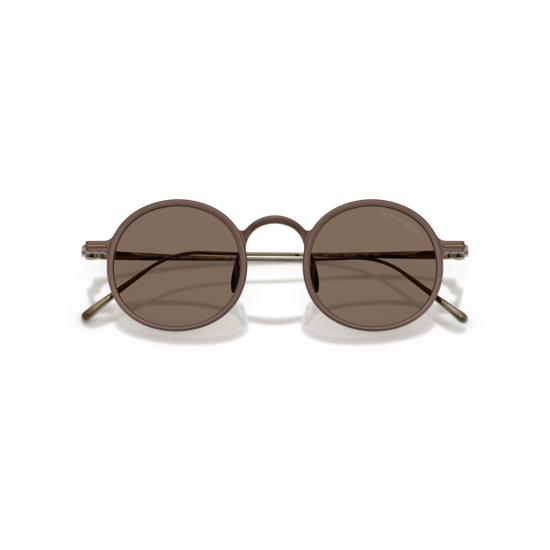  조르지오 아르마니 선글라스 0Ar6173t 원형 티타늄  (색깔 있는 렌즈 포함) - GIORGIO ARMANI