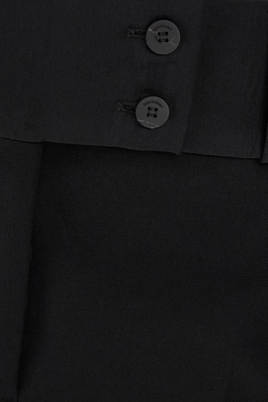  살바토레 페라가모 스트레이트 팬츠 77008001 BLACK - SALVATORE FERRAGAMO