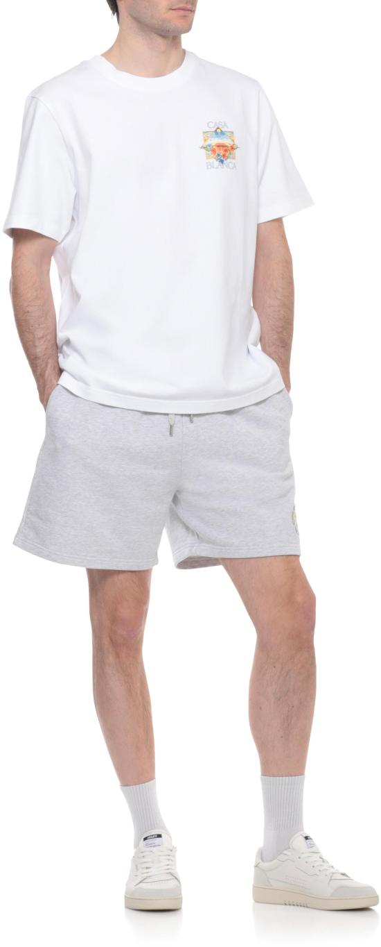 26SS 카사블랑카 탑 MSS26JTS00113 WHITE - CASABLANCA