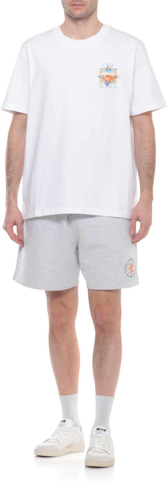 26SS 카사블랑카 탑 MSS26JTS00113 WHITE - CASABLANCA