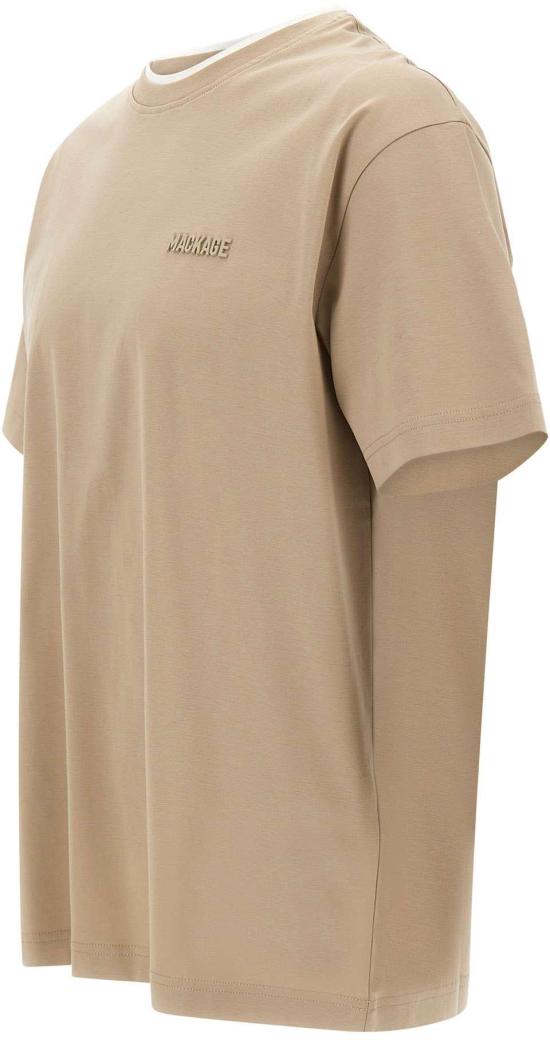 26SS 맥케이지 반팔 티셔츠 TEEMNVTAUPEWHITE BEIGE - MACKAGE