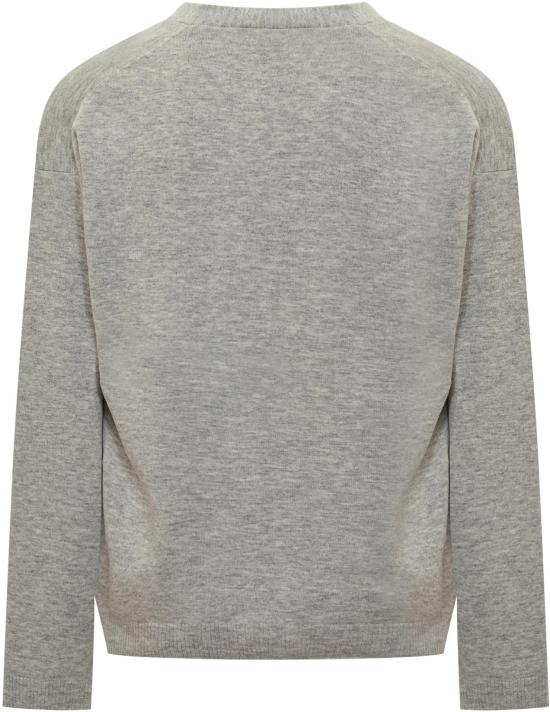 25FW JW앤더슨 V넥 집 가디건 KW1435YN0443905 LICHTGREY - JW ANDERSON