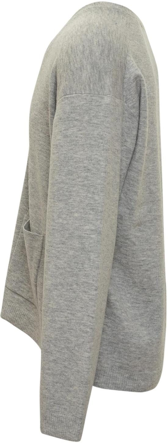 25FW JW앤더슨 V넥 집 가디건 KW1435YN0443905 LICHTGREY - JW ANDERSON