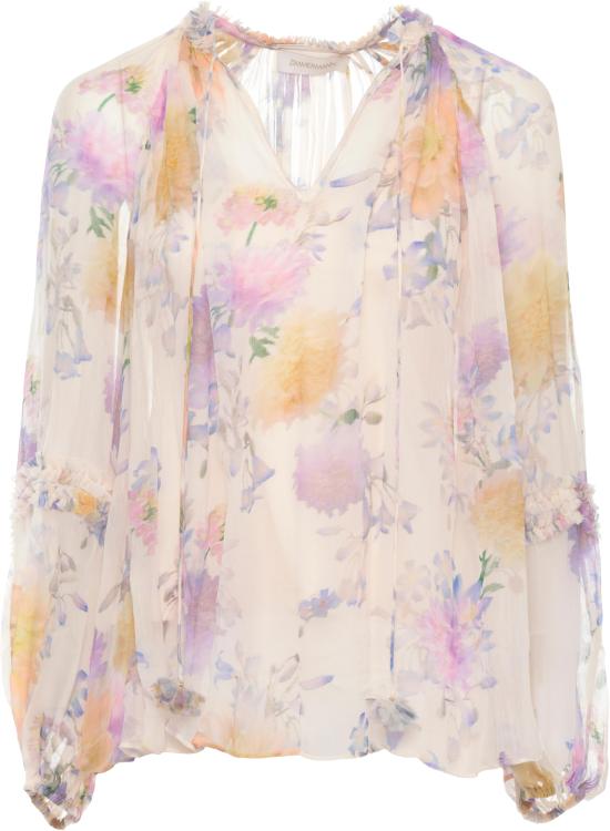 26SS 짐머만 블라우스 7921TS261CRDA WHITE