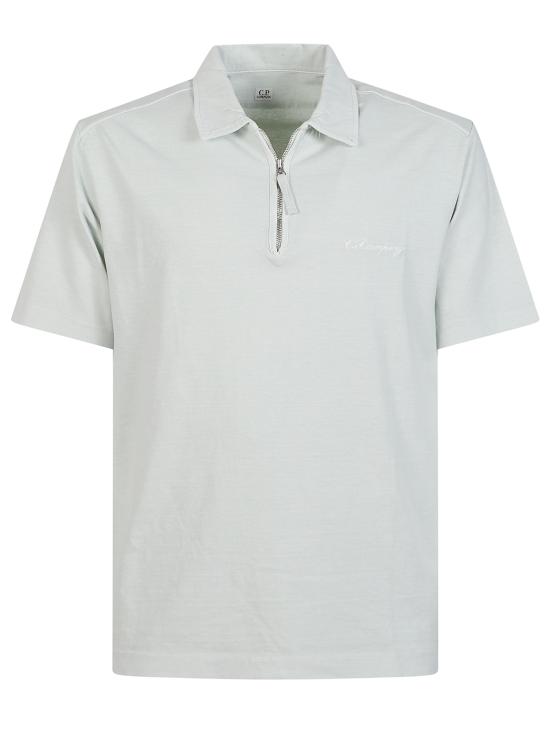 26SS 씨피 컴퍼니 폴로 티셔츠 20CMPL260A 006057O804 Verde acqua