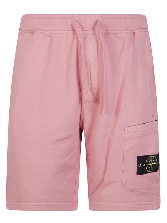 26SS 스톤 아일랜드 오가닉 코튼 플리스 레귤러핏 카고 포켓 조거 L1S156200011S0051 V008G Rosa