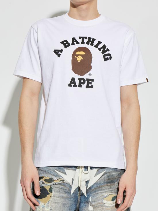 26SS 베이프 반팔 티셔츠 001TEM301001M WHITE - BAPE