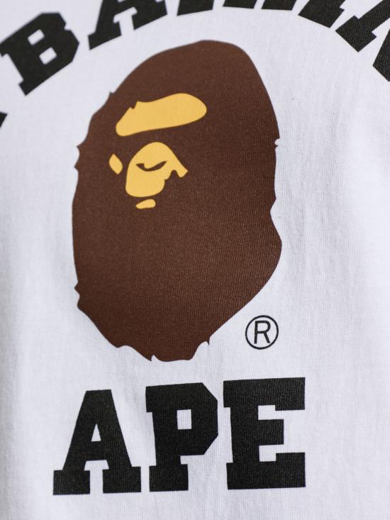 26SS 베이프 반팔 티셔츠 001TEM301001M WHITE - BAPE
