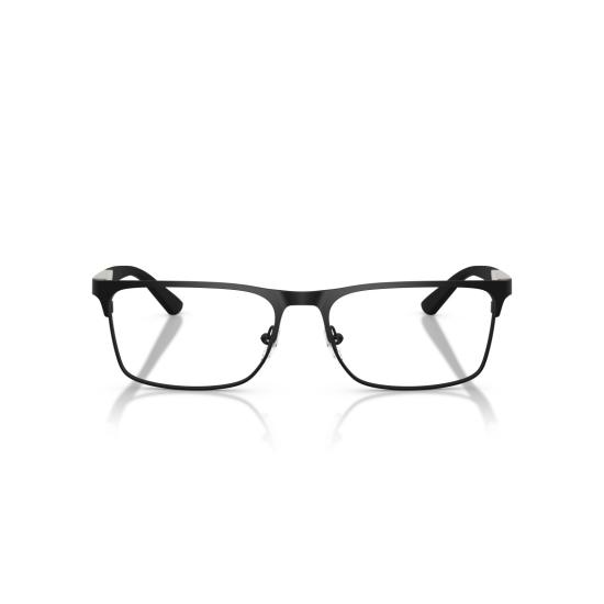 26SS 엠포리오 아르마니 선글라스 0Ea1183 실버 액센트가 있는 직사각형 무광 블랙