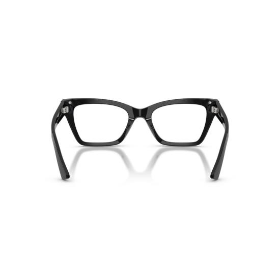  조르지오 아르마니 안경 0Ar7285hu 직사각형 블랙 아세테이트 안경 (로고 엠블럼 포함) - GIORGIO ARMANI