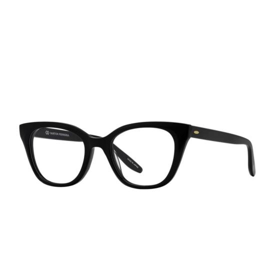  바본페레이라 안경 지니 캣아이 안경, 유광 블랙 프레임