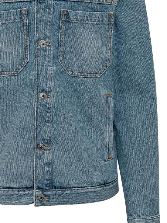 26SS 오프화이트 데님 자켓 44MYE09QS26D002400 BLUE - OFF WHITE