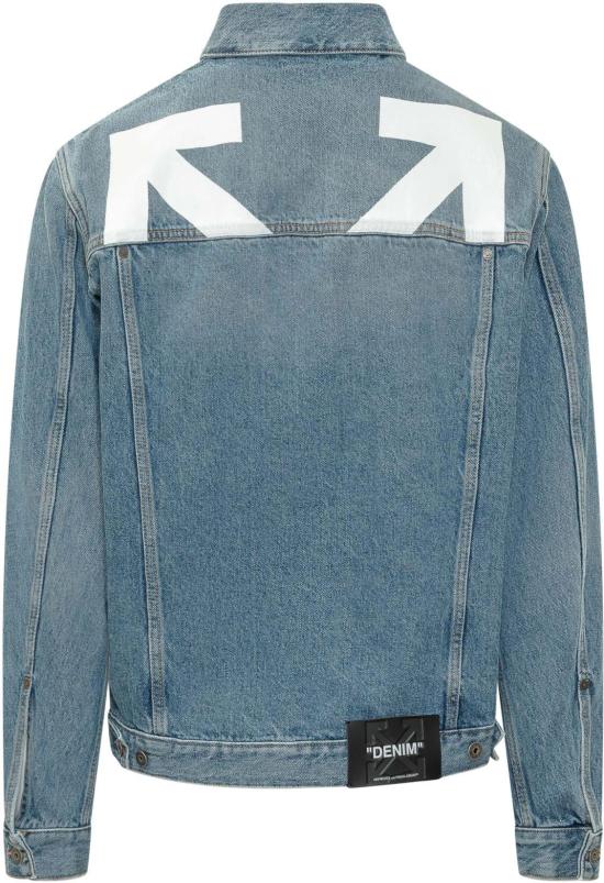 26SS 오프화이트 데님 자켓 44MYE09QS26D002400 BLUE - OFF WHITE
