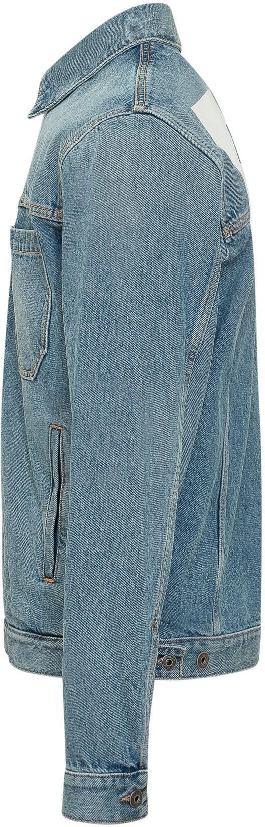 26SS 오프화이트 데님 자켓 44MYE09QS26D002400 BLUE - OFF WHITE