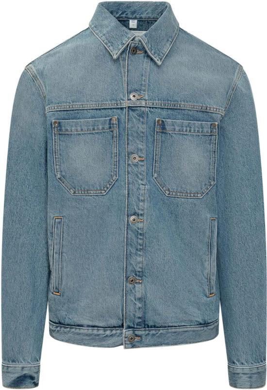 26SS 오프화이트 데님 자켓 44MYE09QS26D002400 BLUE