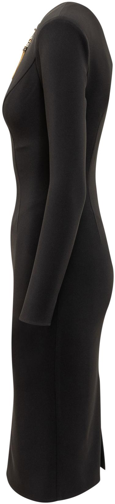 25FW 엘리자베타프랜치 미디 원피스 AB80557E2110 BLACK - ELISABETTA FRANCHI