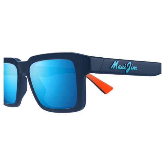  마우이짐 선글라스 카히코 직사각형 프레임  (반사 블루 렌즈) - MAUI JIM