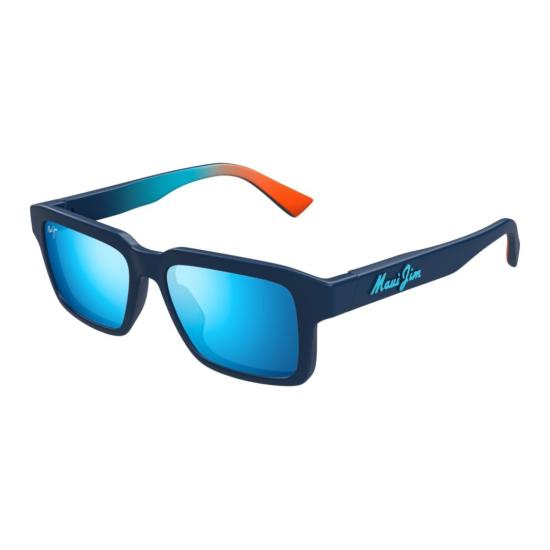  마우이짐 선글라스 카히코 직사각형 프레임  (반사 블루 렌즈) - MAUI JIM