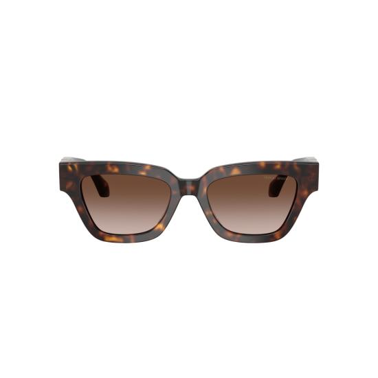  조르지오 아르마니 선글라스 0Ar8246u 볼드한 각진 , 호피 무늬 아세테이트 프레임 - GIORGIO ARMANI